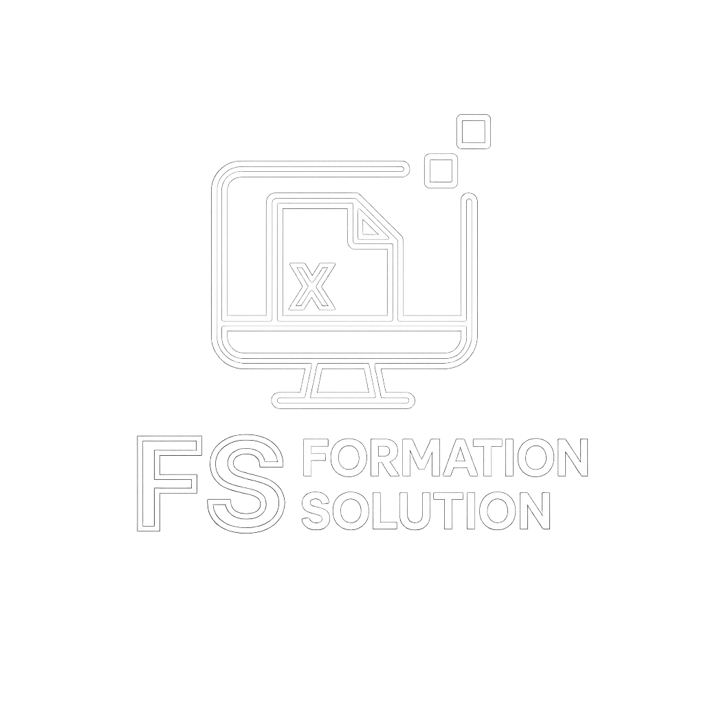 logo minimaliste de formation solution